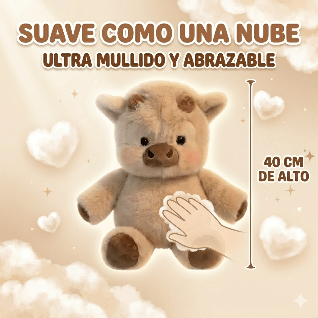 Peluche de Vaquita Ultra Suave - Olanite